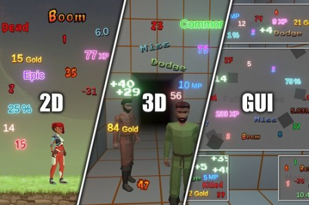 Unity Asset - Damage Numbers Pro v4.21 Unity Asset - Damage Numbers Pro v4.21