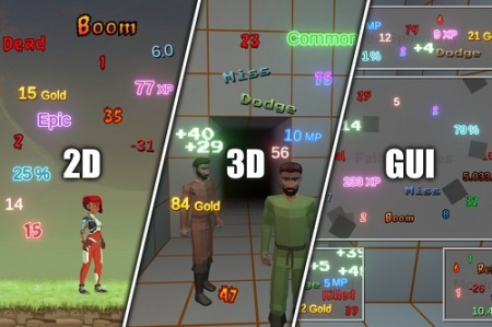 Unity Asset - Damage Numbers Pro v4.21