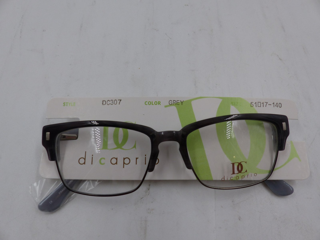 DICAPRIO DC307 UNISEX GREY EYEGLASSES SIZE 51-17-140