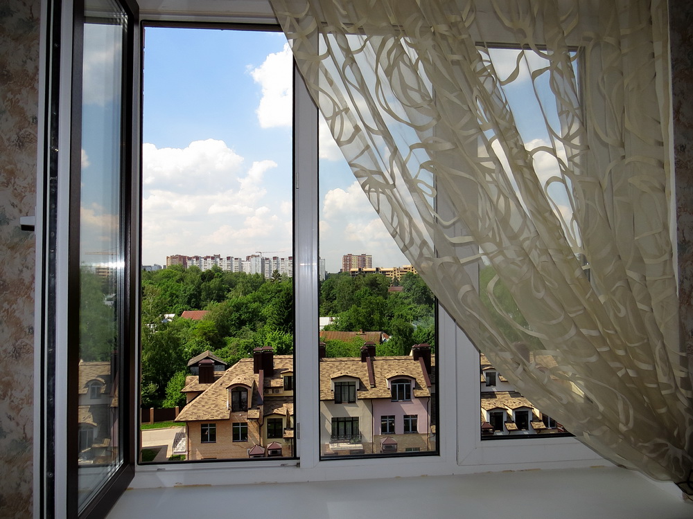 Вид из окна комнаты