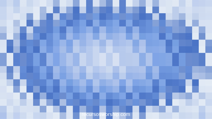 loop vj píxeles azul ondas concéntricas