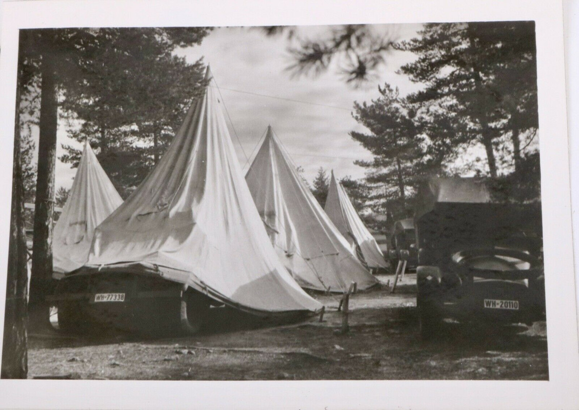 Original WW2 Konvolut 6 Fotos Kübelwagen getarnte Fahrzeuge3