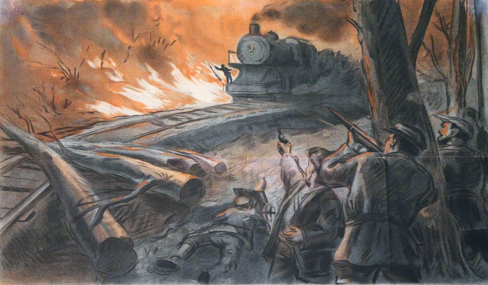 Charkovo partizanai vėl smogia!
