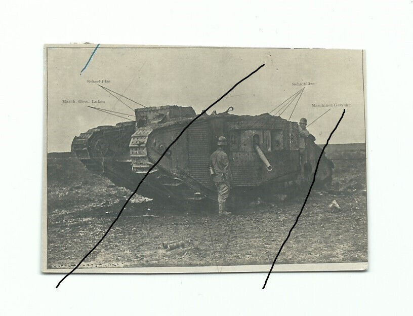 Foto.8,5 x 5,5cm - Panzer- Tank - Traktor (1 WK)