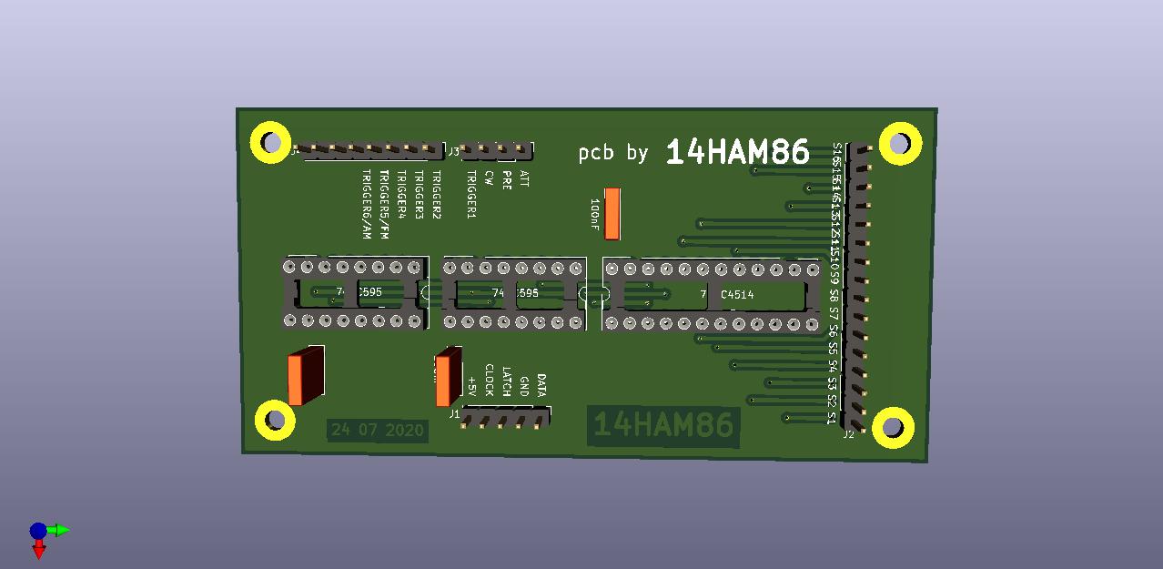 VFO ARDUINO 74HC595 74HC4514 a