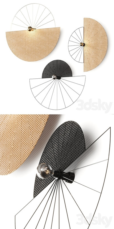 Aromas del Campo Ghaban Rattan Wall Lamps