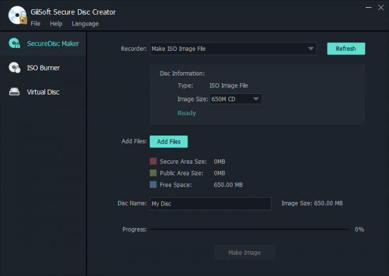 GiliSoft Secure Disc Creator 8.2
