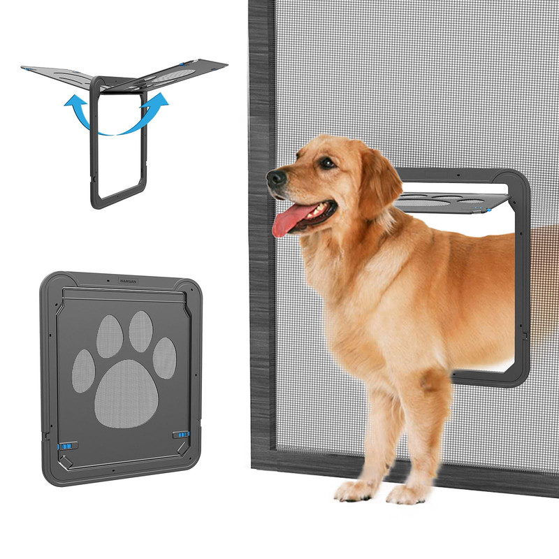 NAMSAN Dog Screen Door 12x14 Lockable