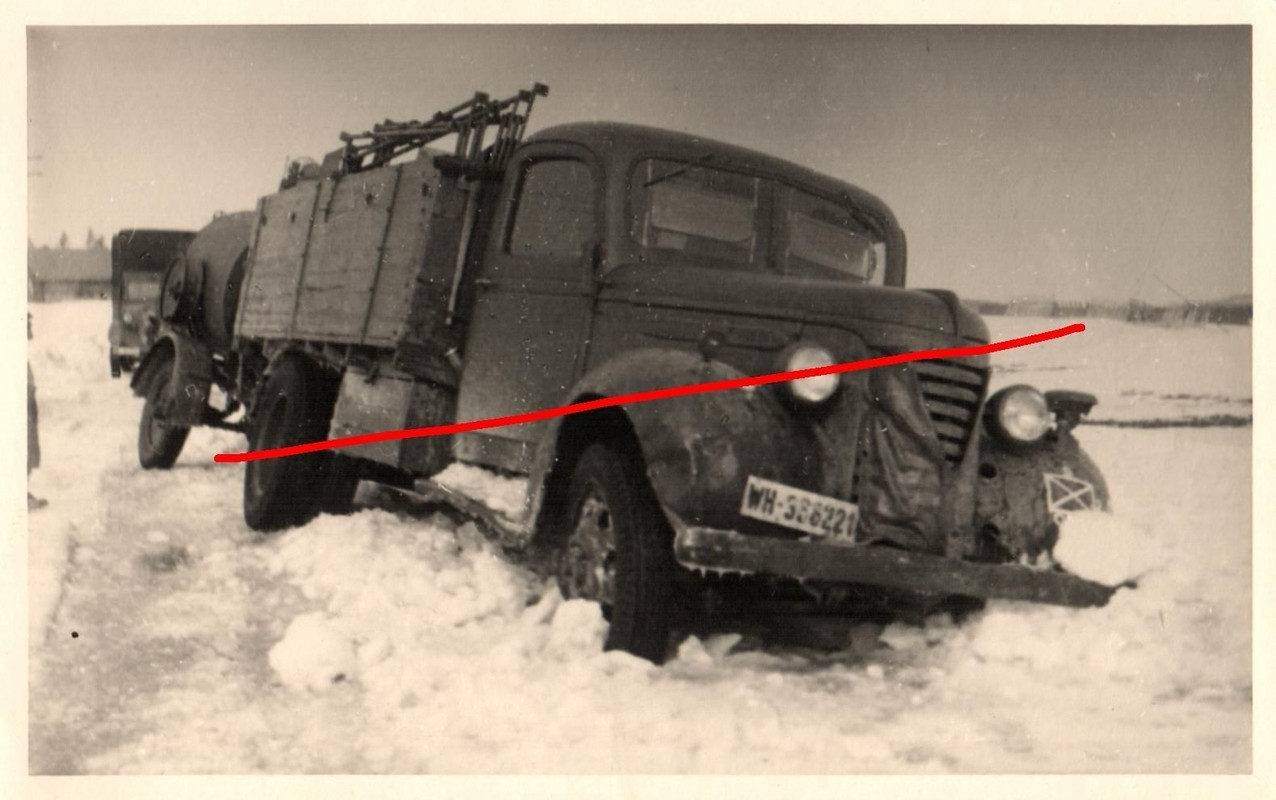 Sanitäts LKW, Kennung, Finnland, ca. 1942