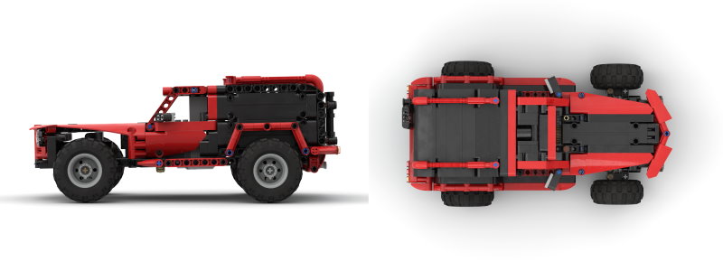 "Red Arrow SUV" MOC- Building Instructions | Belle-Ve Bricks | LEGO MOCS / Custom MOCs Galeria 02
