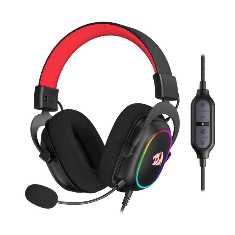 AURICULAR GAMER REDRAGON ZEUS X H510 RGB BLACK