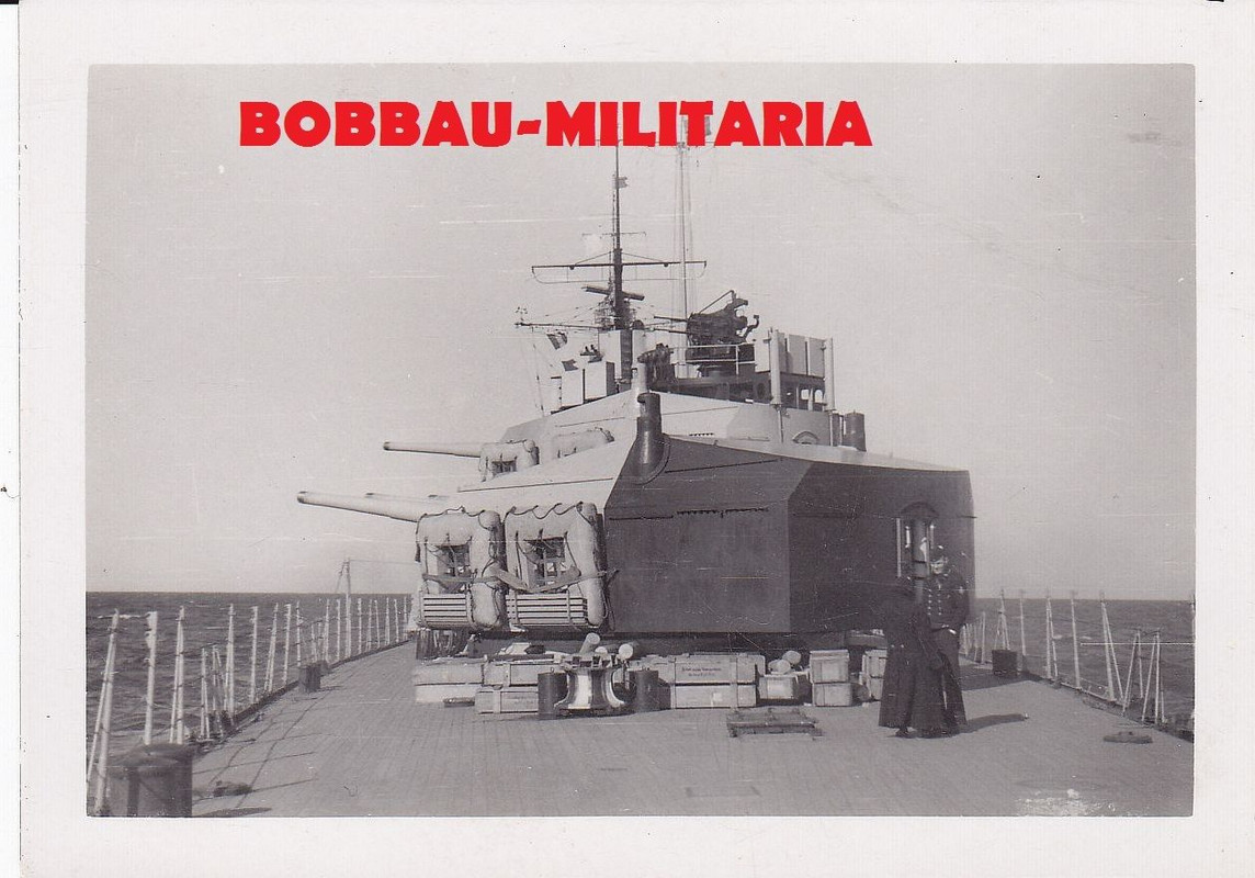 Kreuzer Nürnberg 1943 Ostsee Geschützturm Kriegs