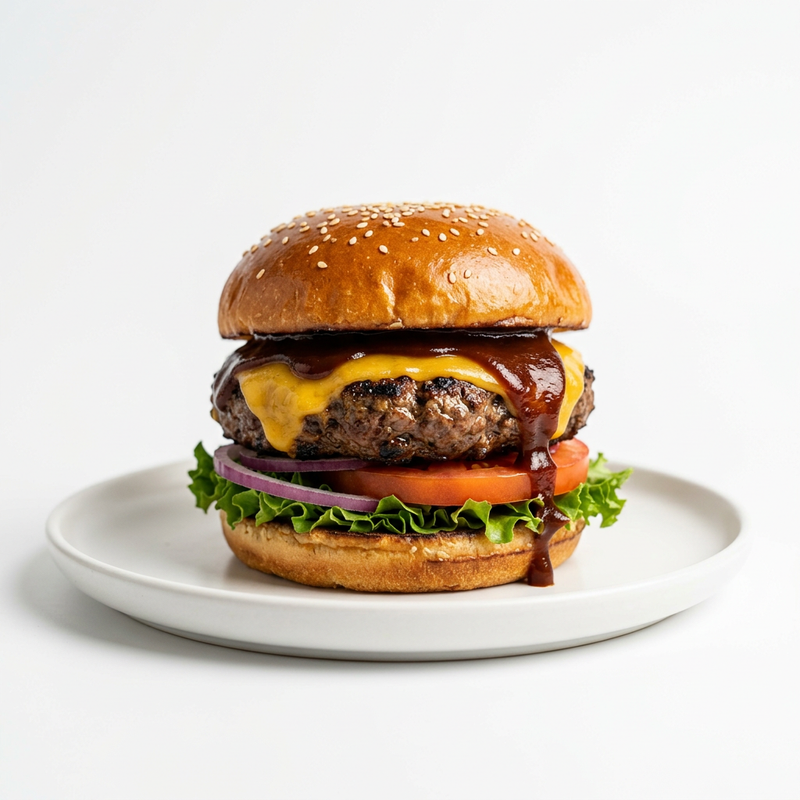 Hamburguesa Con Barbacoa