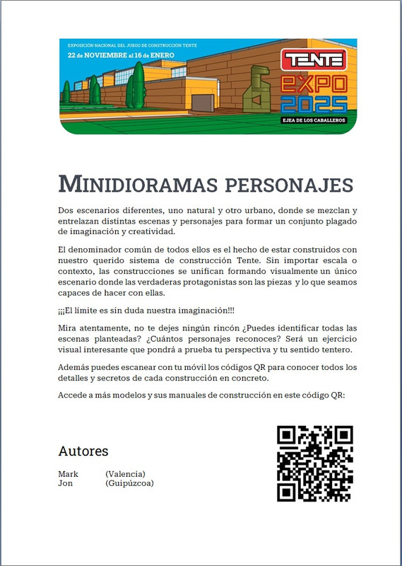 2 Minidioramas personajes