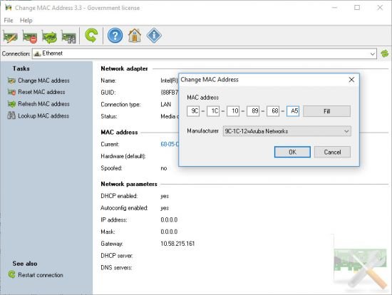 LizardSystems Change MAC Address 21.01 Enterprise Portable