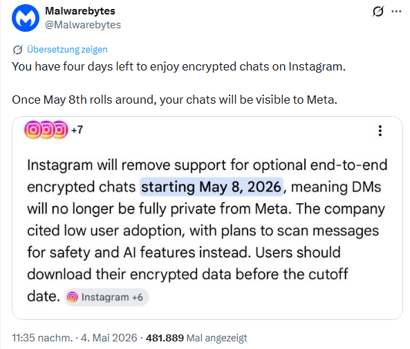Instagram private DMs
