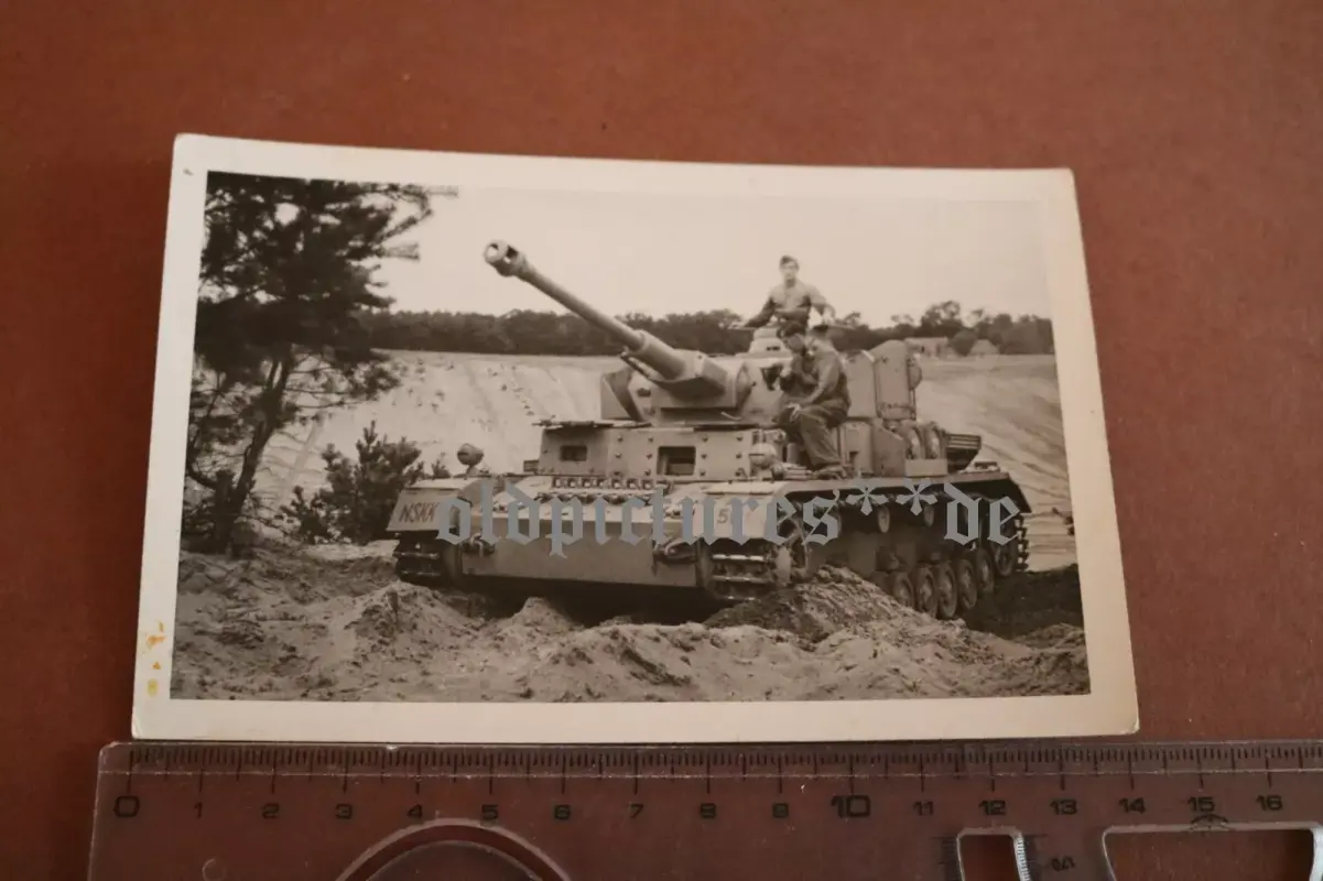 tolles altes Foto - Panzer IV Ausf. D - Fahrschule (10)