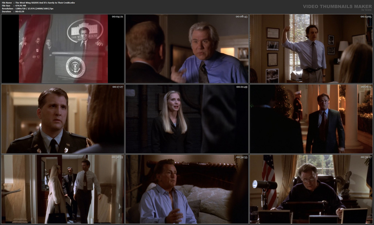 The West Wing S02E05 And It's Surely to Their Credit.mkv