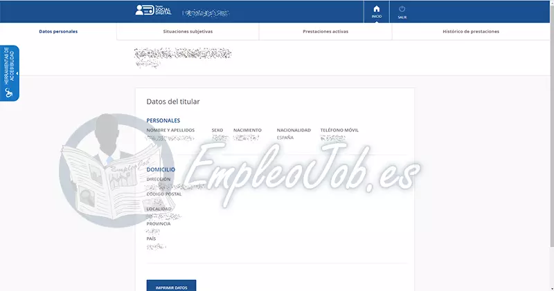 Tarjeta Digital Social
