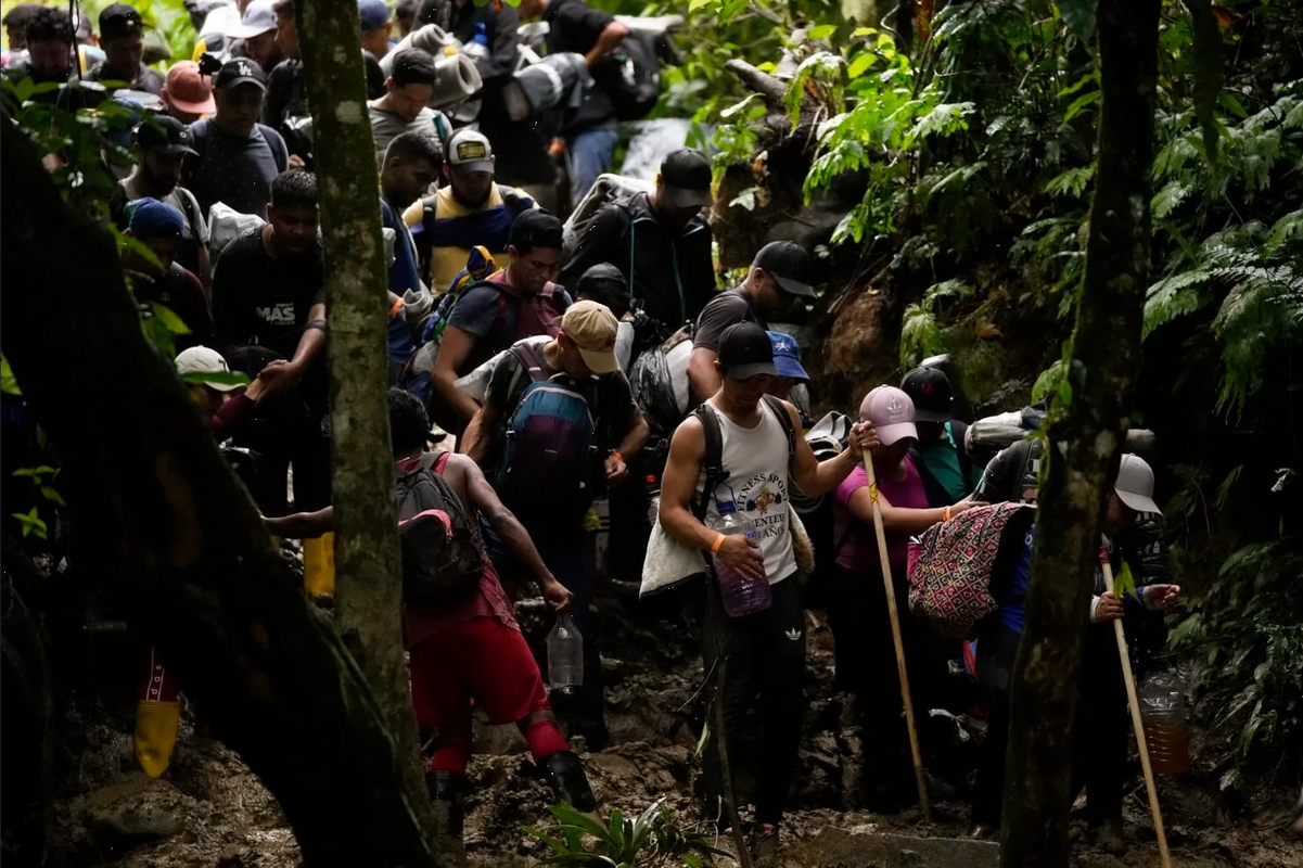 Impresionante: Miles de venezolanos cruzan la peligrosa Selva del Darién (VIDEO)