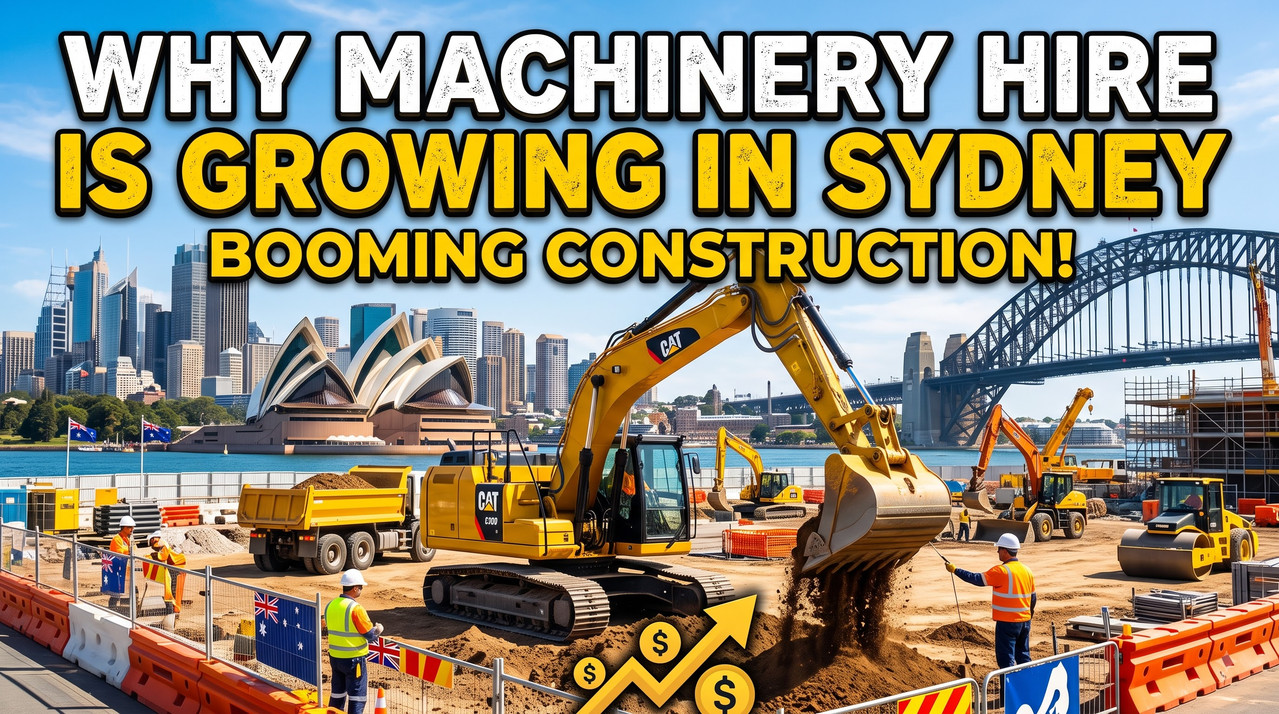 Machinery hire growing in Sydney 202608071424