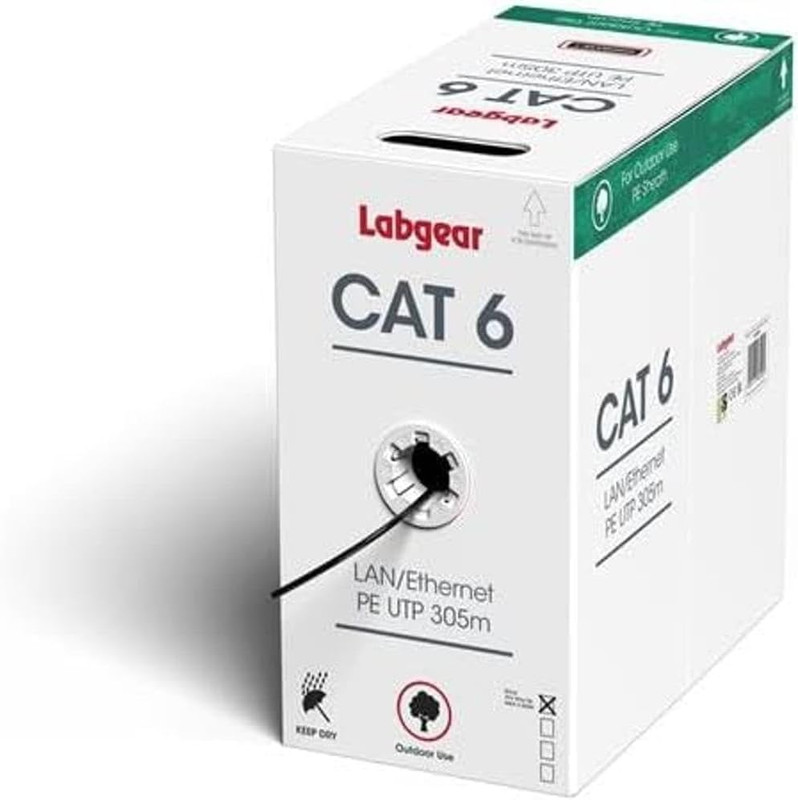 Labgear 70400PE 305m CAT6 Outdoor Ethernet Cable