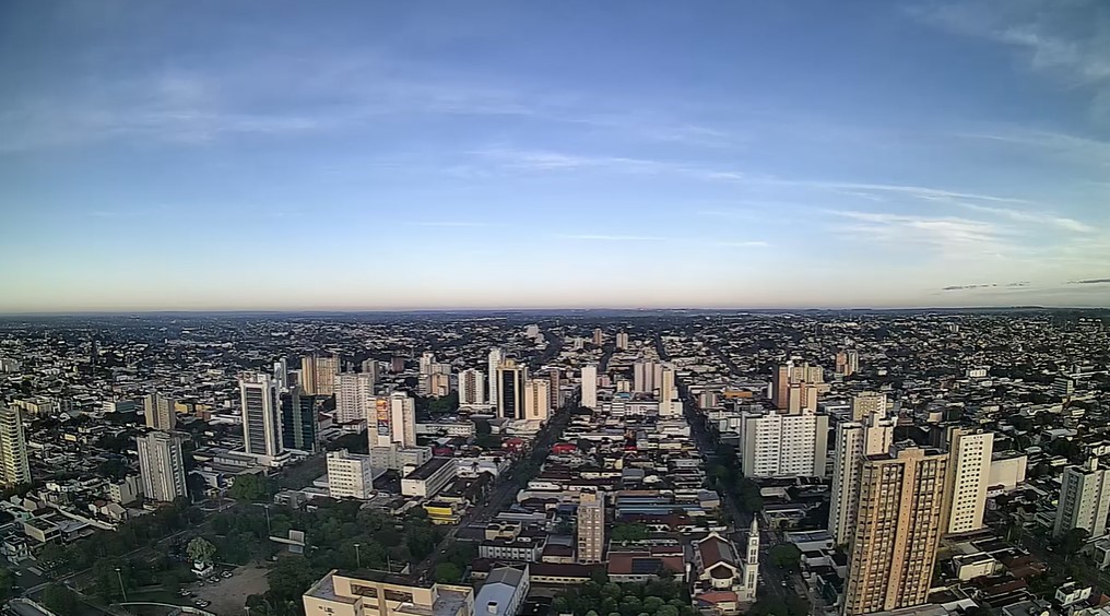 Campo Grande nesta manhã de quarta-feira