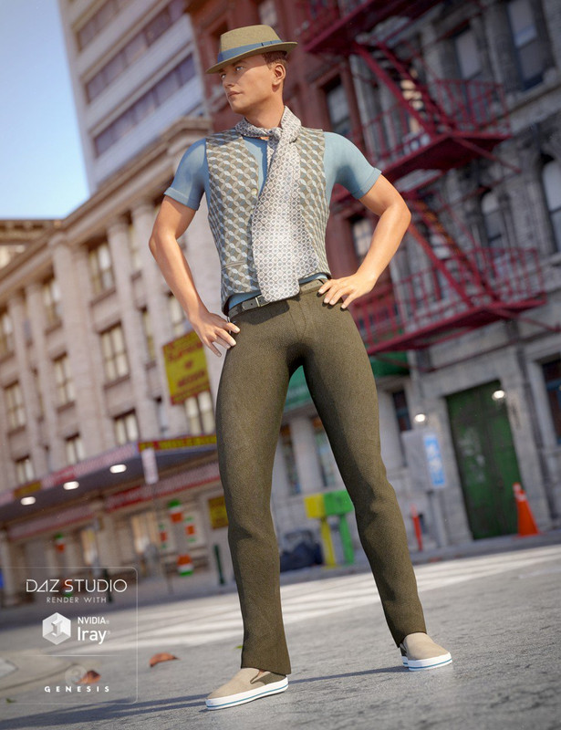 daz3d on the town outfit 01