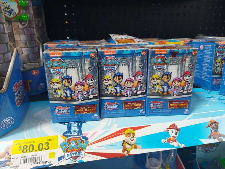 Walmart mini figura paw patrol 
