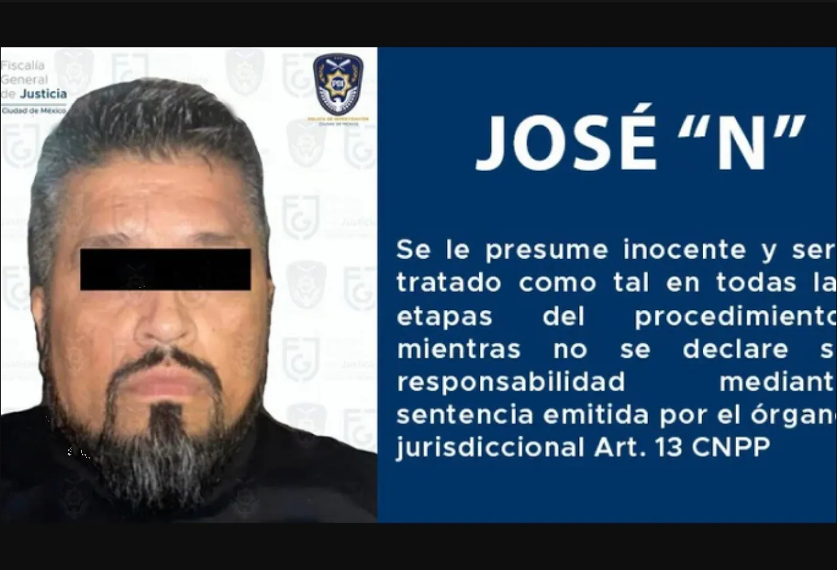 Capturan a José “N” alias “El Perro”, líder de la Unión de Tepito