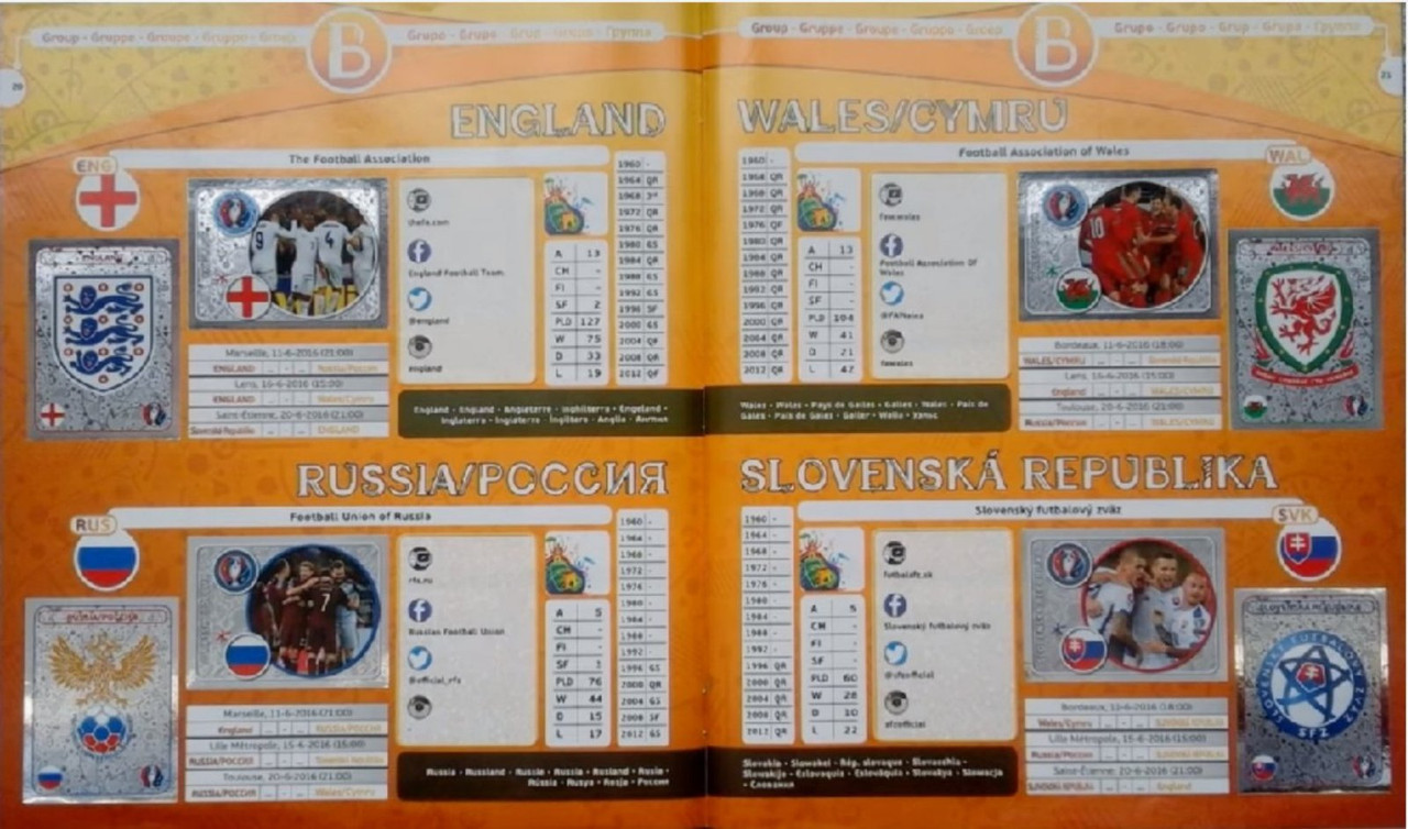 Album UEFA euro 2016 Panini-12