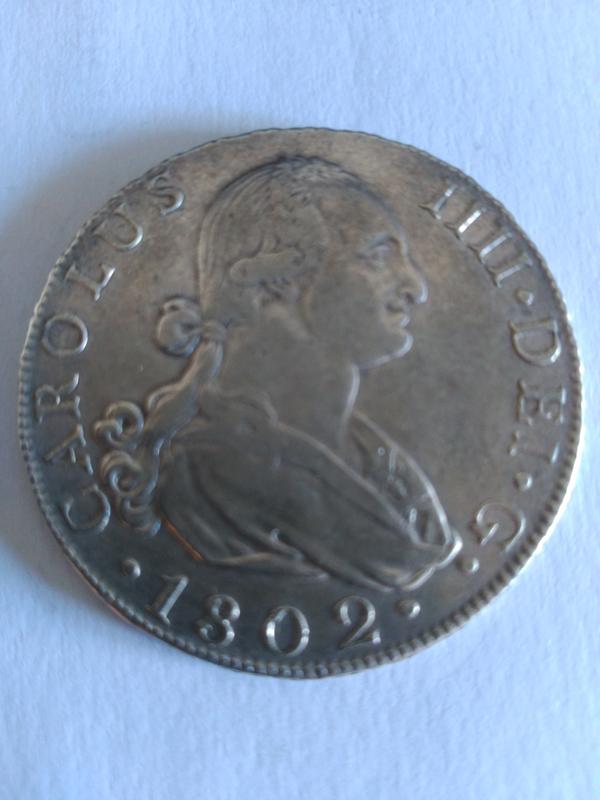 8 reales de Carlos IV de Madrid 1001-1