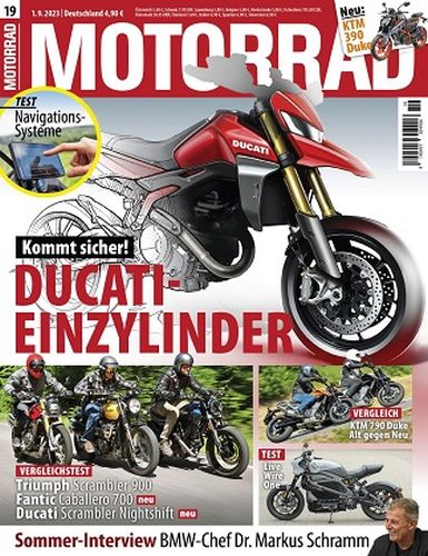 Cover: Motorrad Magazin No 19 vom 31  August 2023