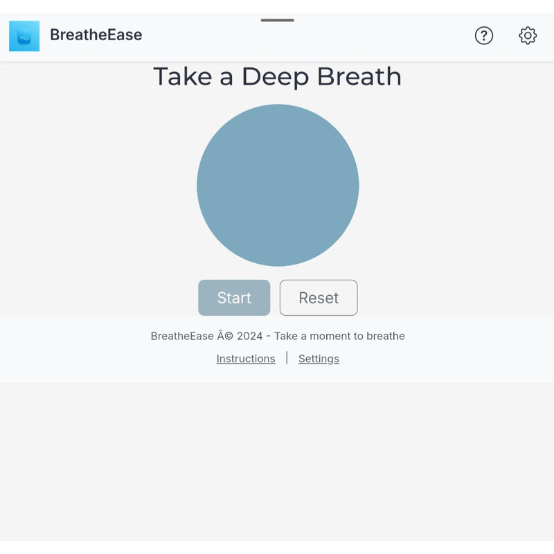 Breathing visualizer