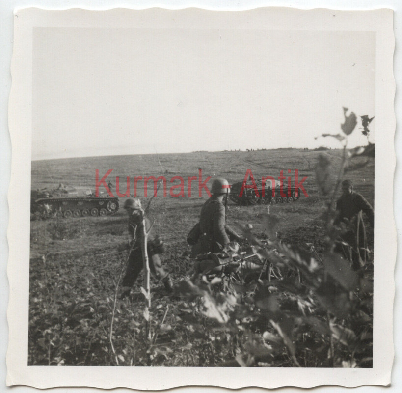 Foto Wehrmacht Russland Panzer Grenadier Stug Sturmgeschütz
