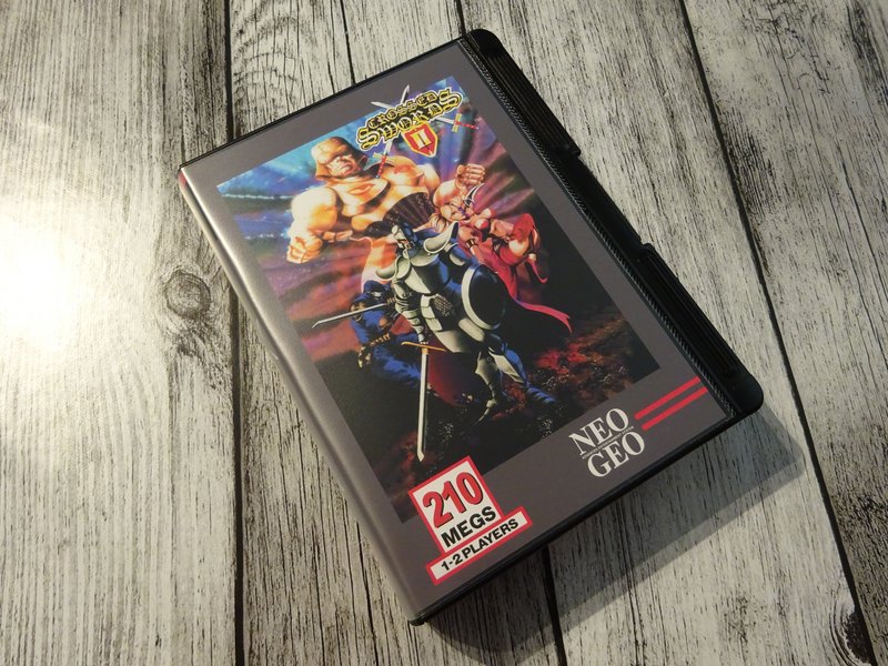 Crossed Swords II English MVS cartridge + art pack + shockbox with insert