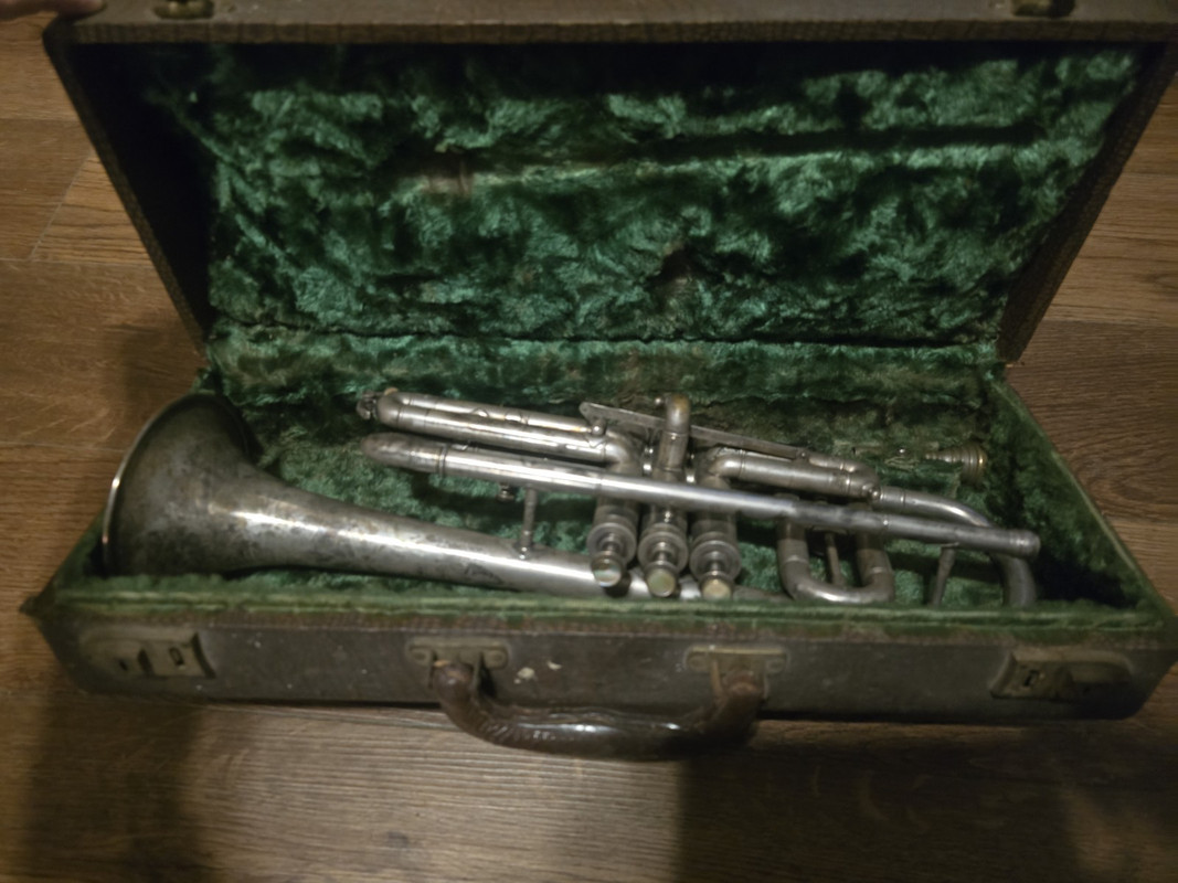 CONN 1914 NEW WONDER 80A TRUMPET sn 140380 (1)