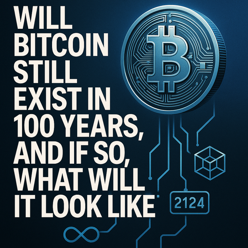 Will Bitcoin still exist in 100 years, and if so, what will it look like?