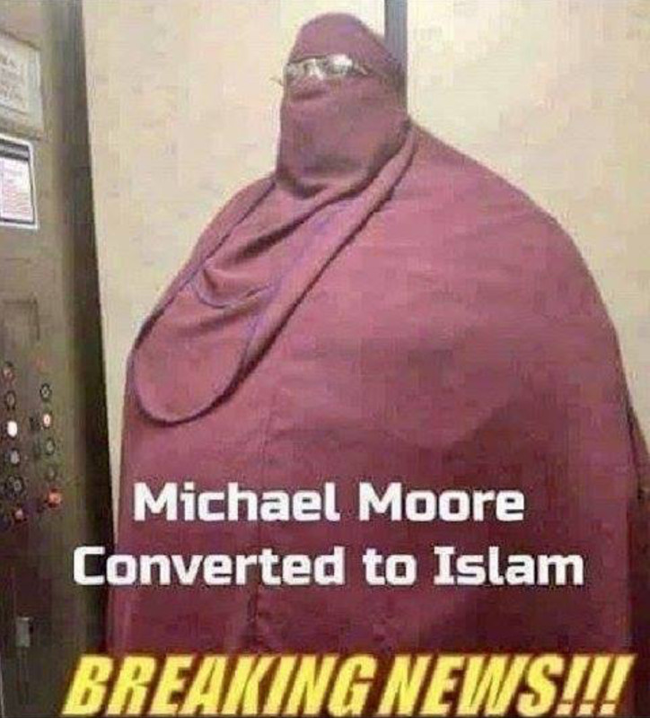 You're never too old to learn something stupid Moore-islam