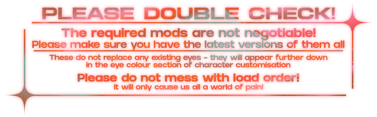 TROUBLESHOOTING TEXT EYE SPECIFIC