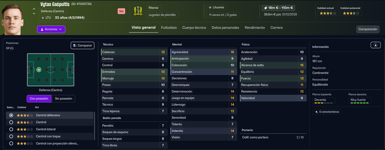 Vytas Gaspuitis DFC 2027