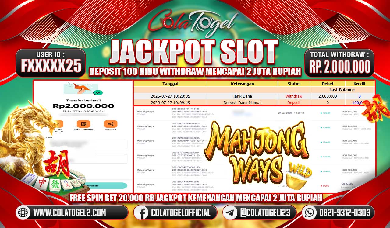 JACKPOT SLOT GACORR!!