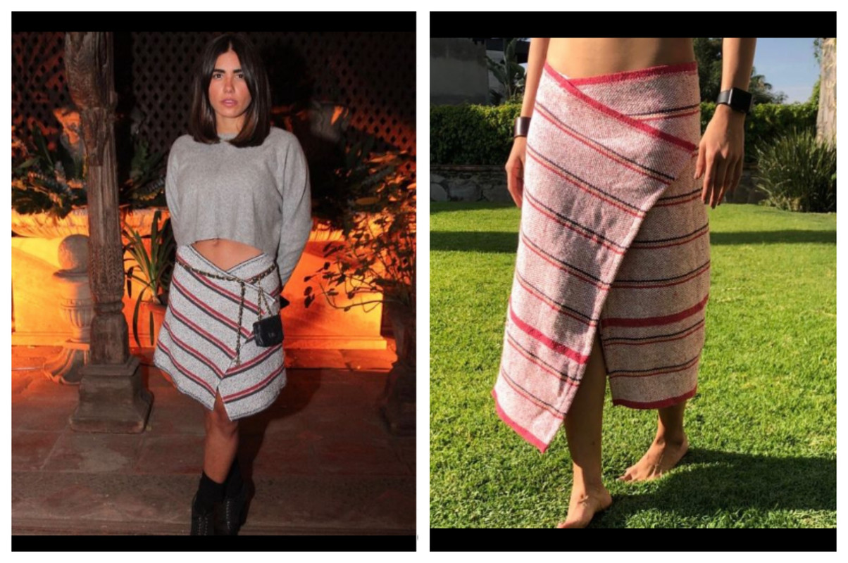 Critican a empresa por vender una falda de jerga en 2 mil pesos