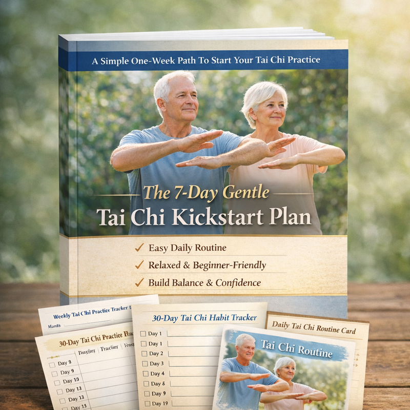 The 7-Day Gentle Tai Chi Kickstart Plan mockup