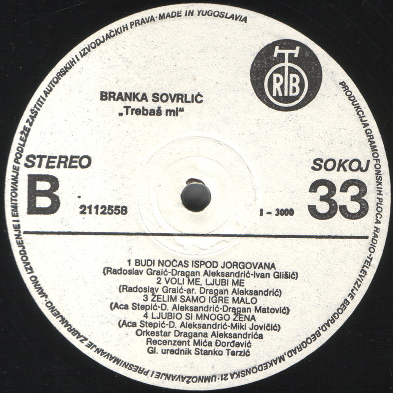 Branka Sovrlic 1984 sB