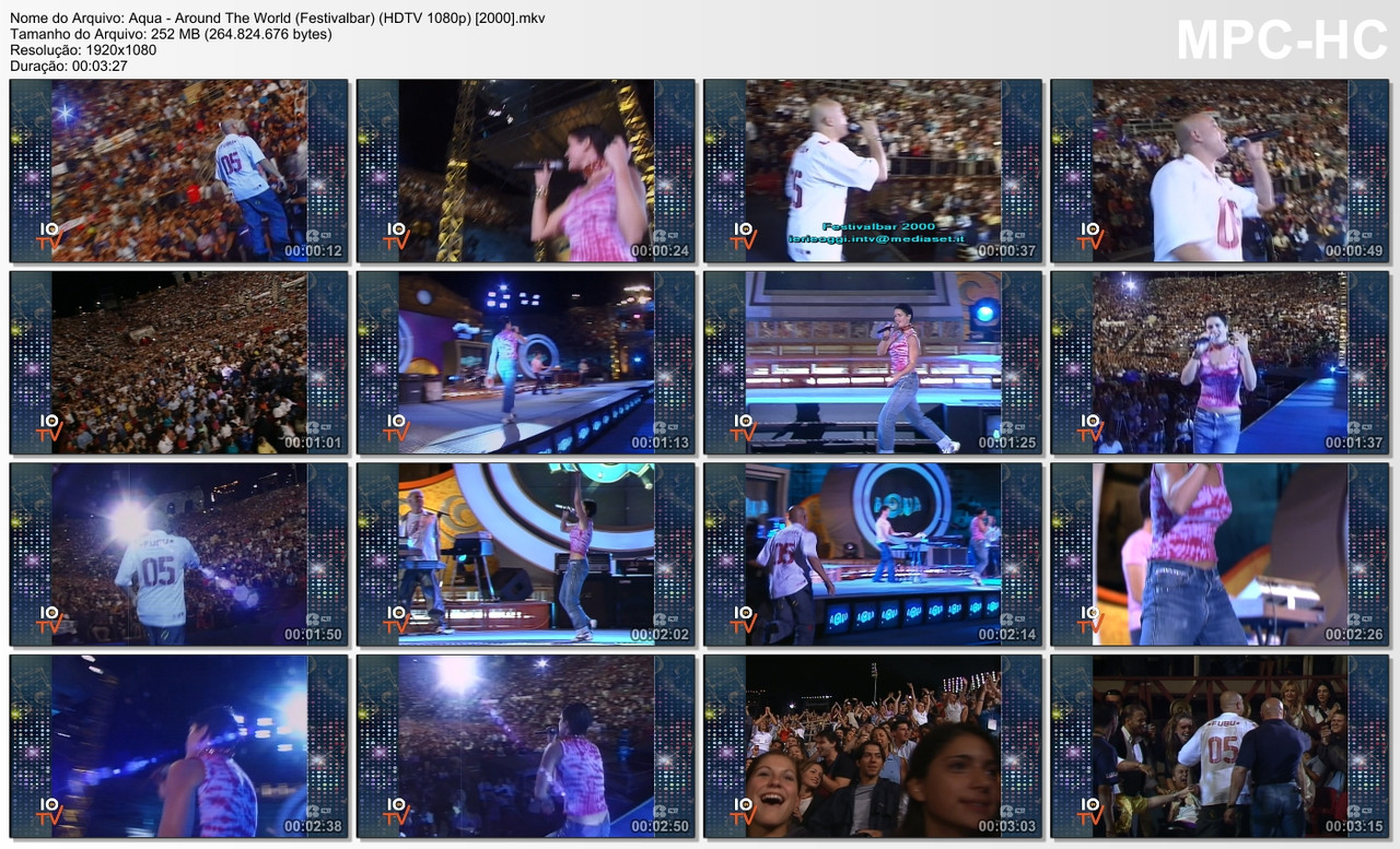 Aqua - Around The World (Festivalbar) (HDTV 1080p) [2000]