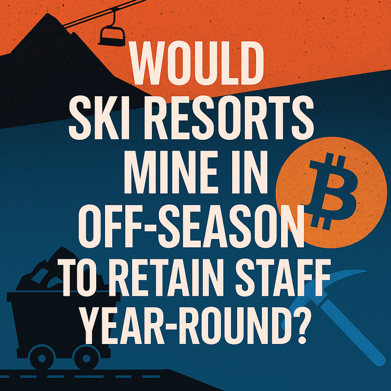 Would ski resorts mine in off-season to retain staff year-round?