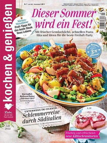 Cover: Kochen und Genießen Magazin No 07 Juli 2022