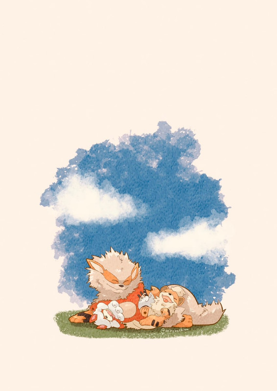 arcanine-growlithe-and-hisuian-growlithe