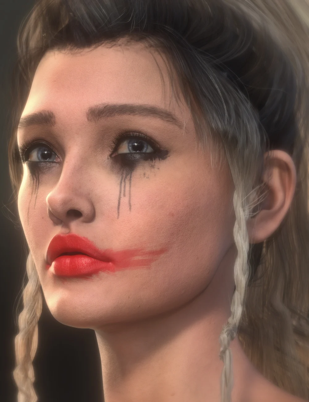 Untidy Make-Up for Genesis 9